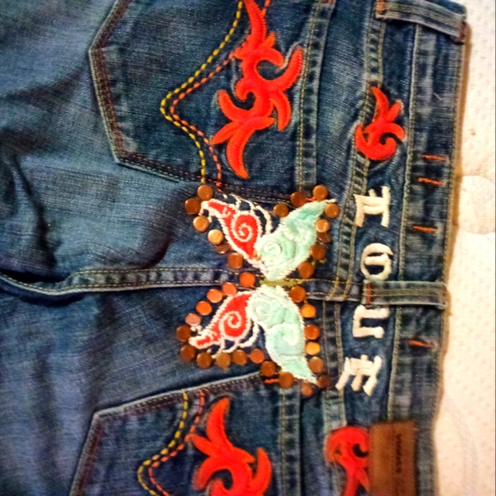 Hydraulics jeans love of butterflies